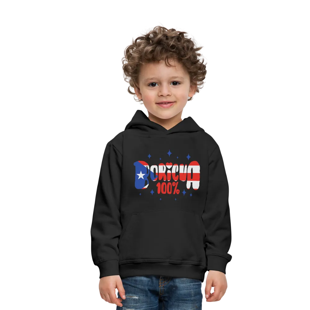 100% Boricua Kids‘ Premium Hoodie