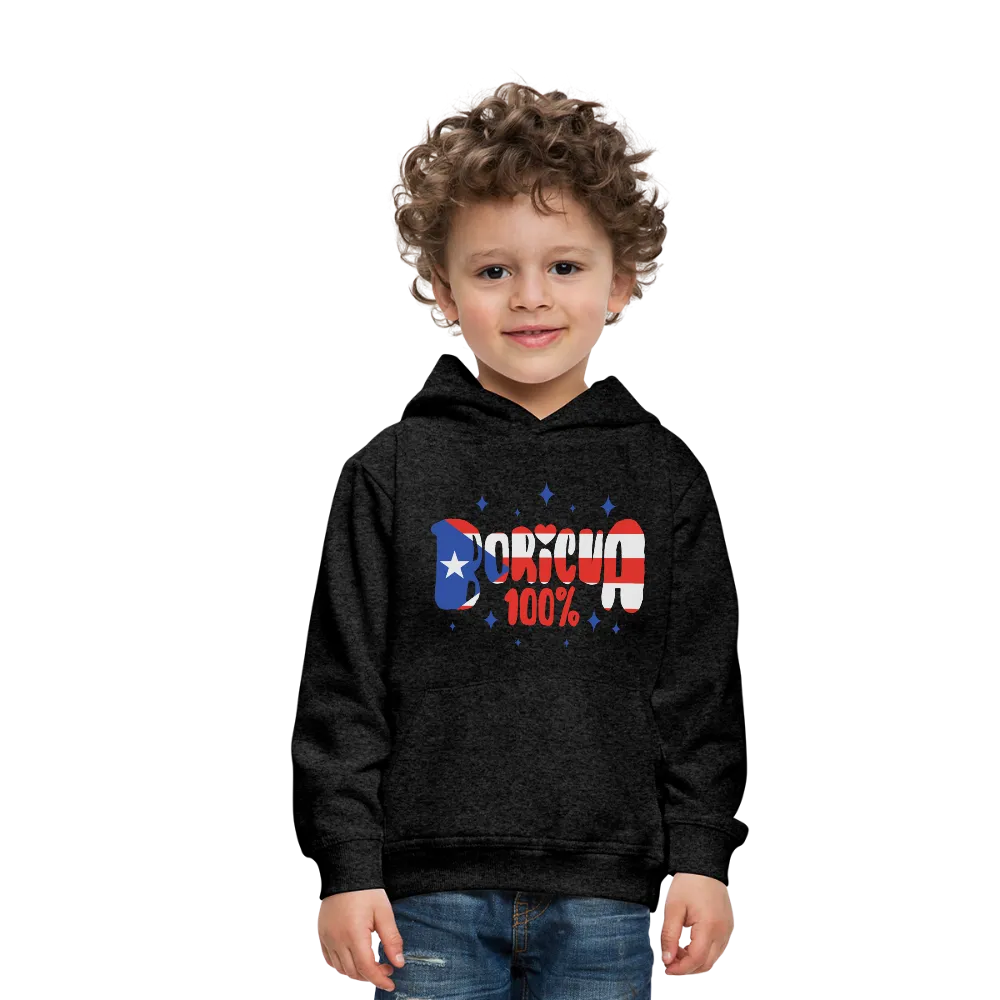 100% Boricua Kids‘ Premium Hoodie