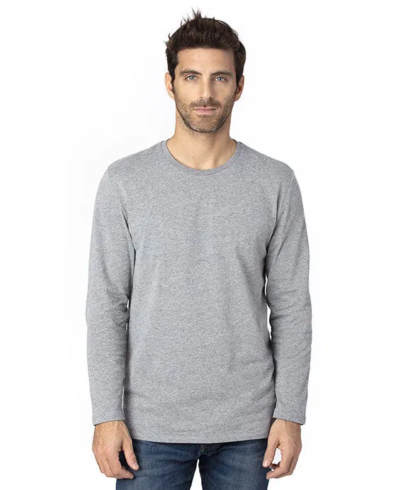 100LS - Threadfast Apparel Unisex Ultimate Long-Sleeve T-Shirt | Heather Grey