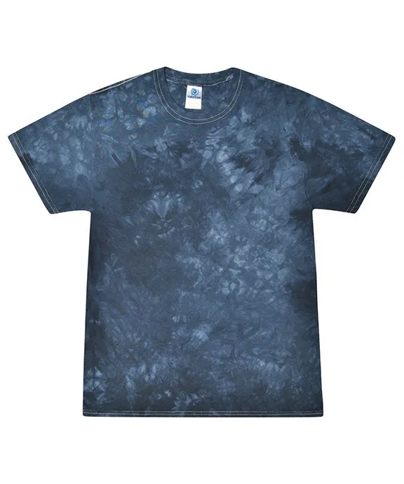 1390 - Tie-Dye Crystal Wash T-Shirt | Navy