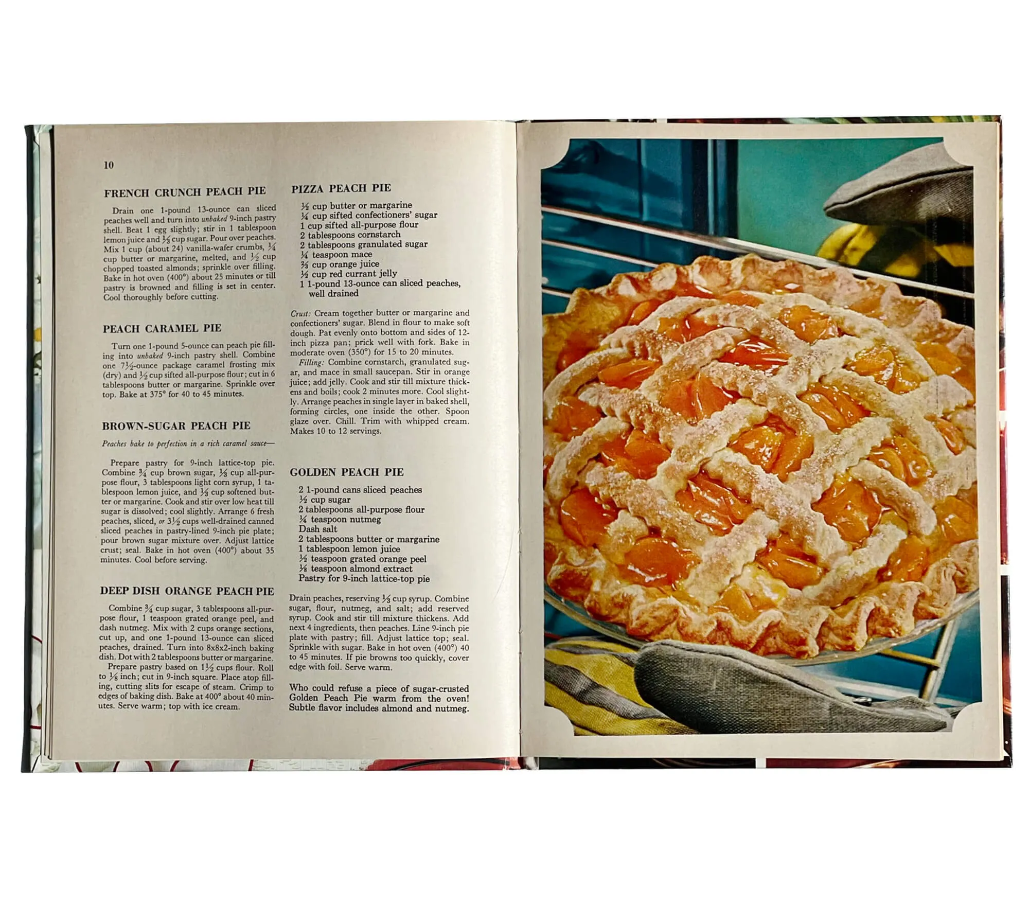 1968 Better Homes and Gardens Pies and Cakes Cookbook, Hardcover