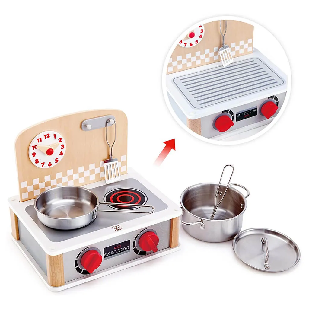 2 in 1 Kitchen and Grill Toy Set