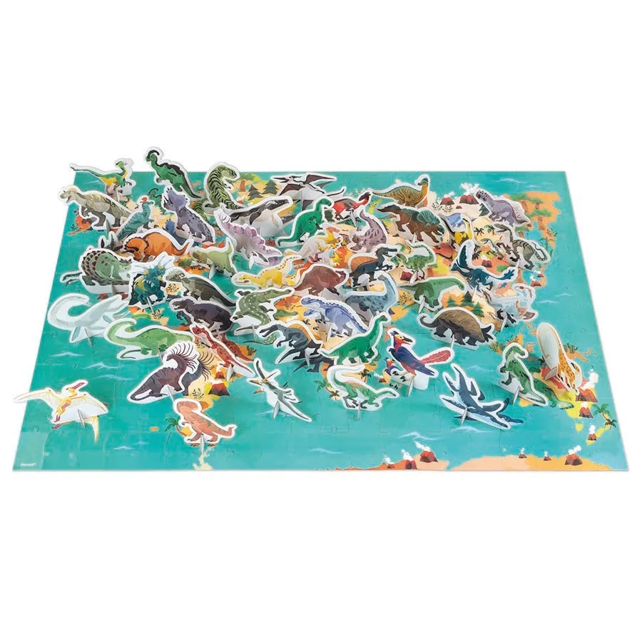 200 Piece Educational Dinosaur Puzzle