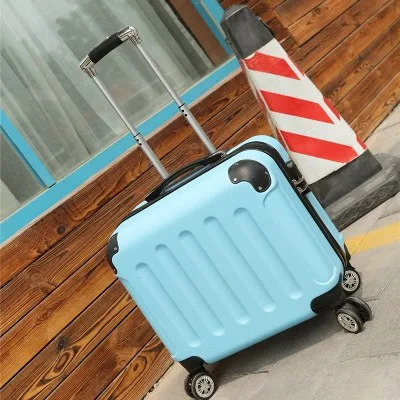 2017 Lovely 18 Inches Girl Students Trolley Case Cosmetic Bag Child Cartoon Brake Wheel Luggage