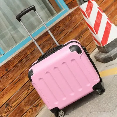 2017 Lovely 18 Inches Girl Students Trolley Case Cosmetic Bag Child Cartoon Brake Wheel Luggage