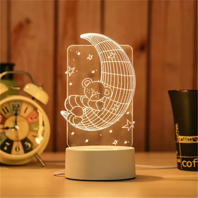 3D Night Light Usb