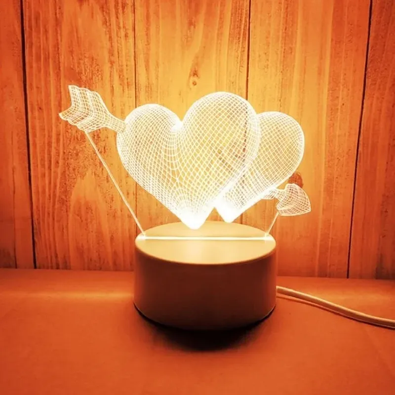 3D Night Light Usb