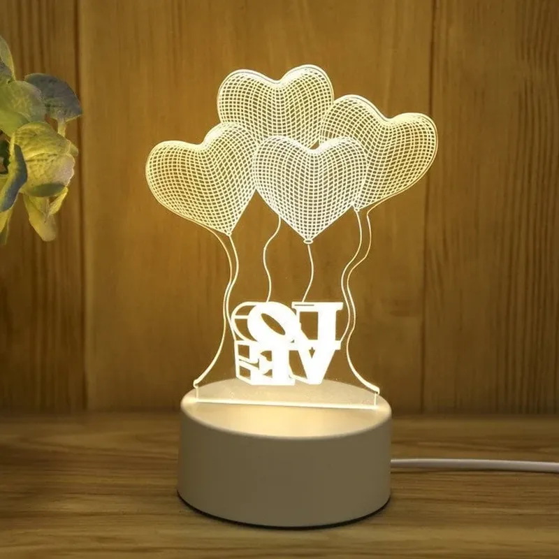 3D Night Light Usb