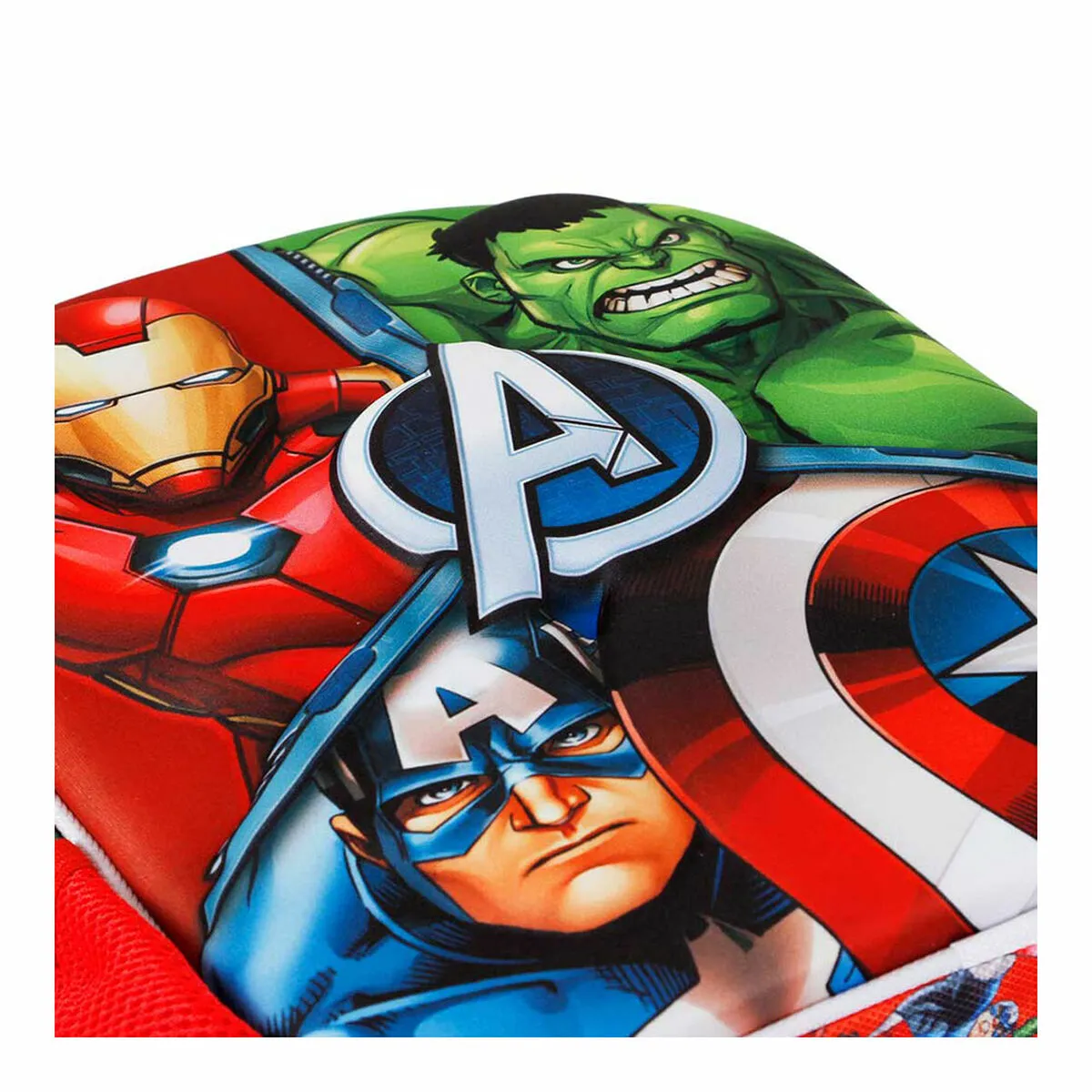 3D School Bag The Avengers Karactermania Red 26 x 11 x 31 cm