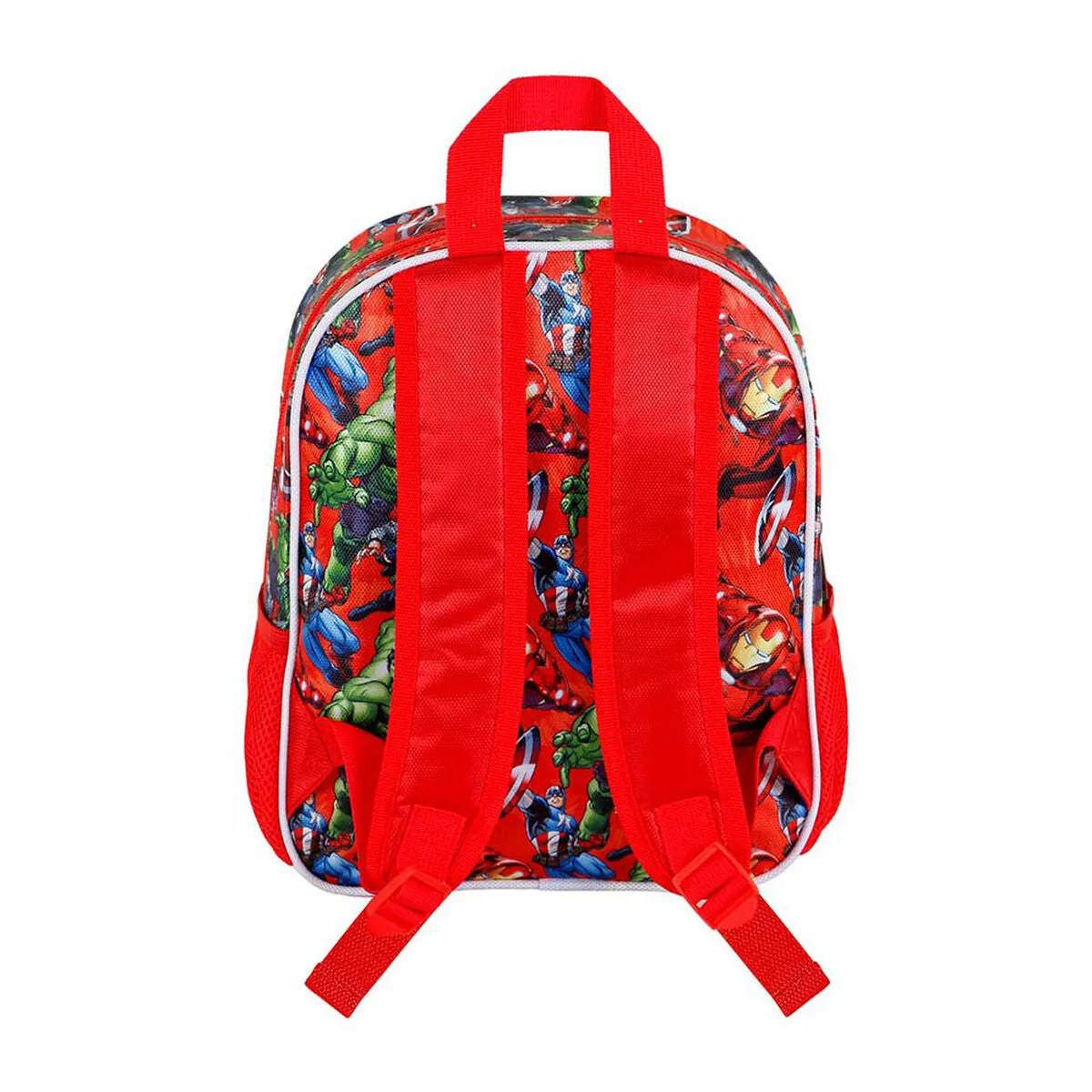 3D School Bag The Avengers Karactermania Red 26 x 11 x 31 cm