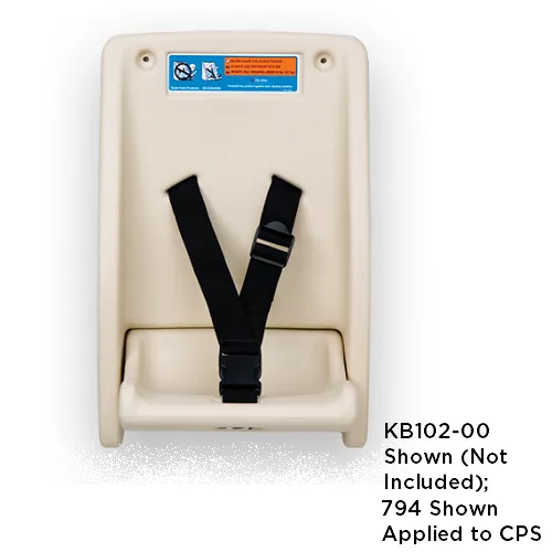 794 - WARNING LABEL for KB102-00 and KB102-01 Child Protection Seats