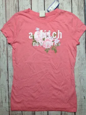 Abercrombie & Fitch PINK PRINT Top