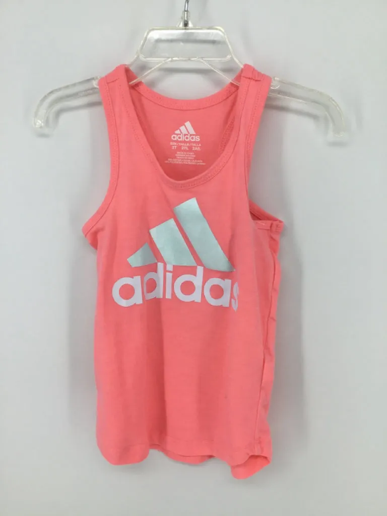 Adidas Child Size 2 Pink Tank top - girls