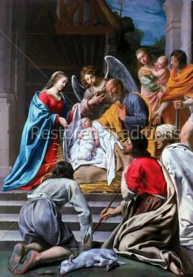 Adoration of the Shepherds – Maitre des Corteges