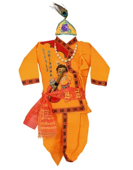 Ahhaaaa Cotton Handwork Kurta with Dhoti Pant for Boys