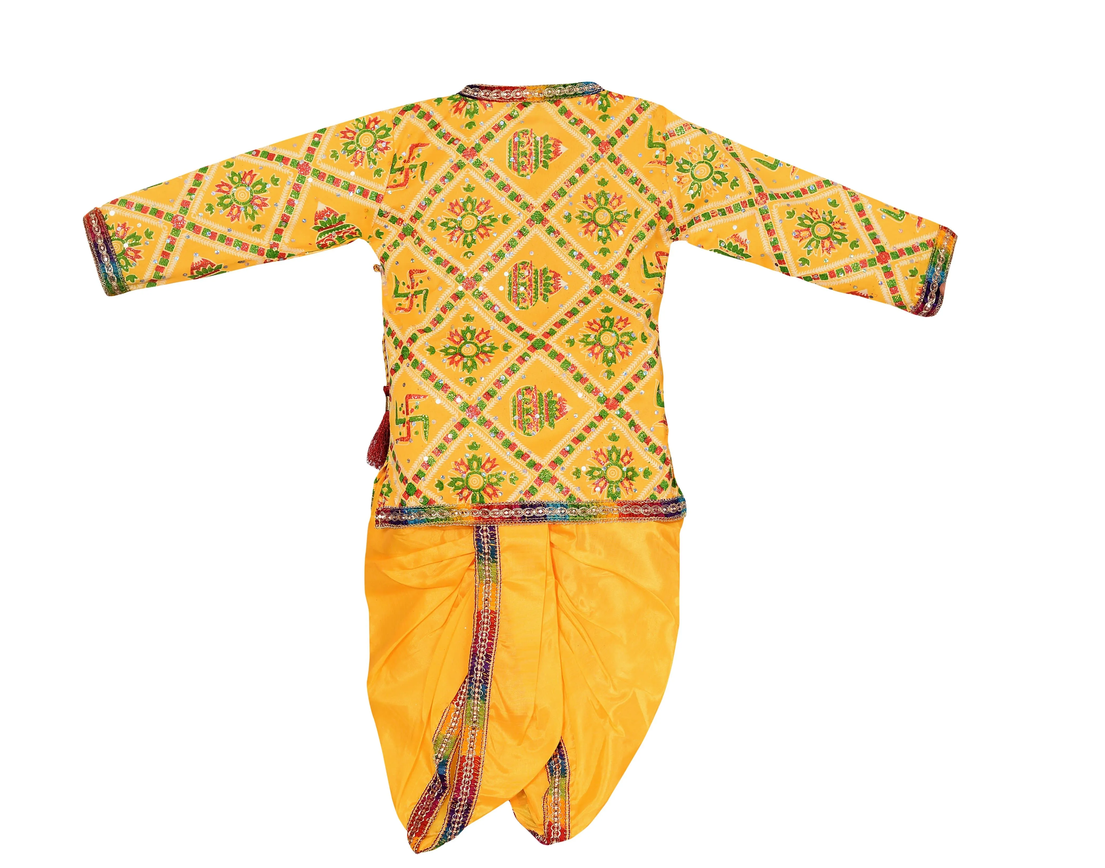 Ahhaaaa Cotton Handwork Kurta with Dhoti Pant for Boys