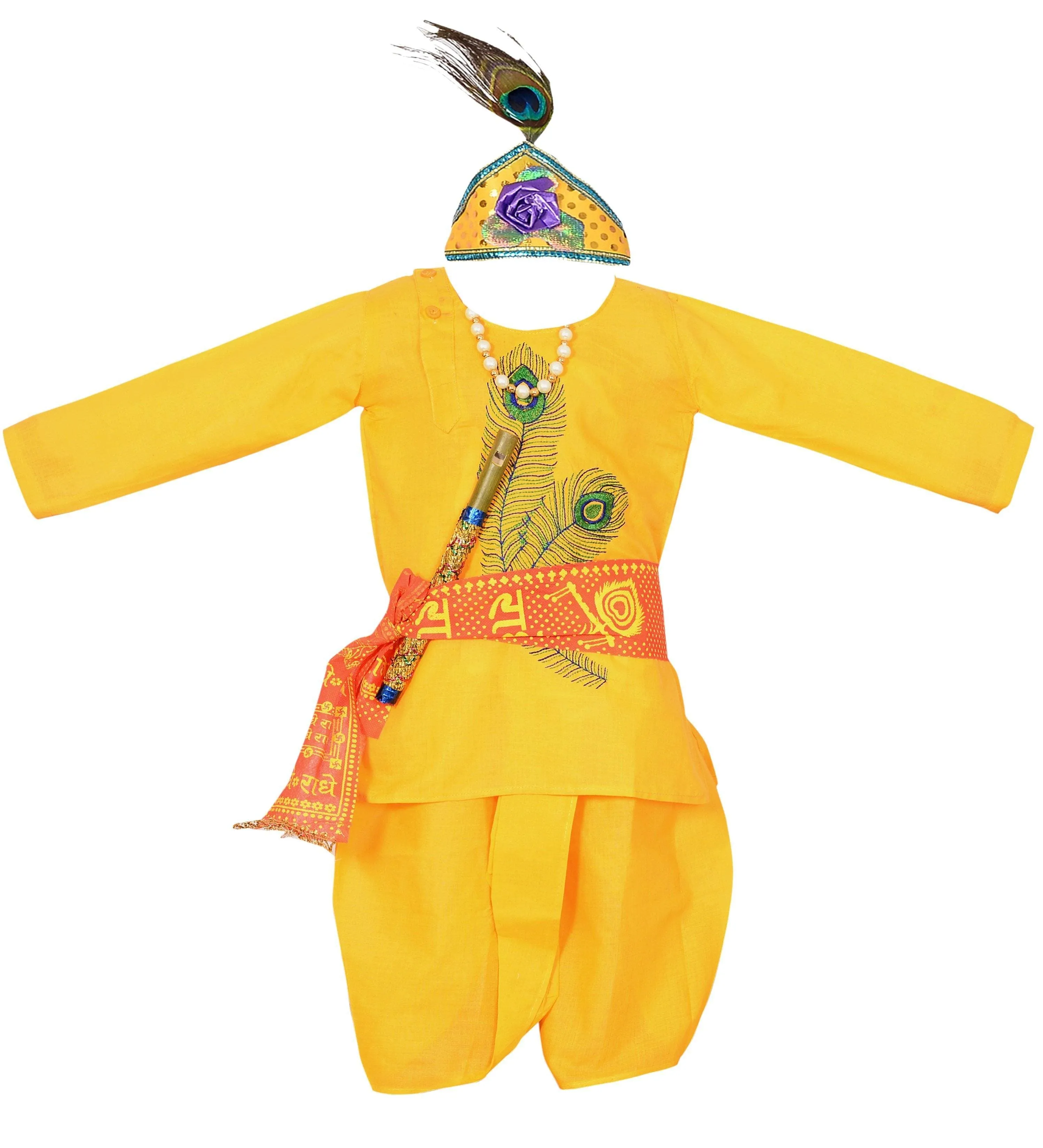 Ahhaaaa Cotton Kids Ethnic Dress Kurta with Dhoti Pant for Boys