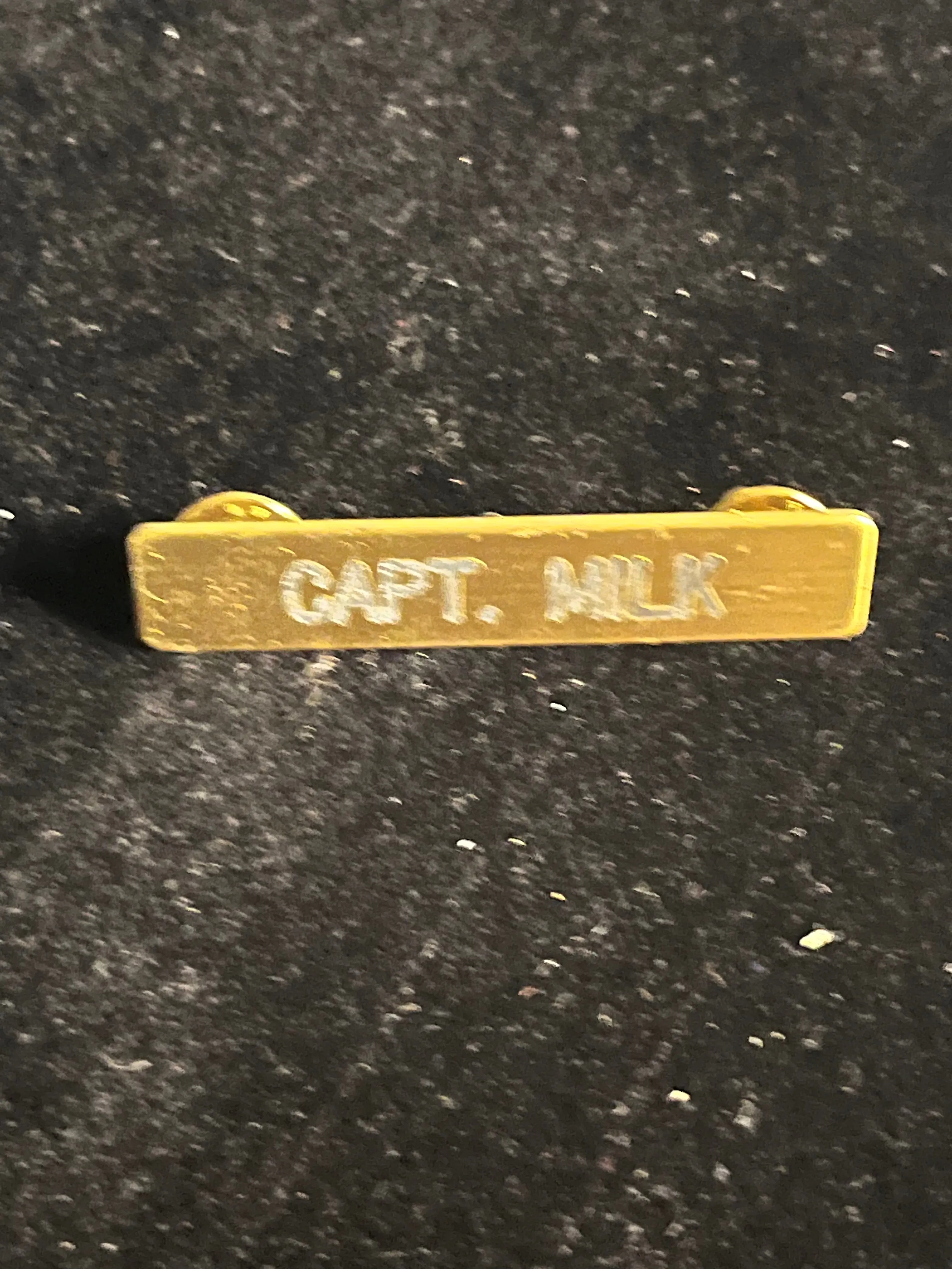 AHS: Capt. Milk Name tag