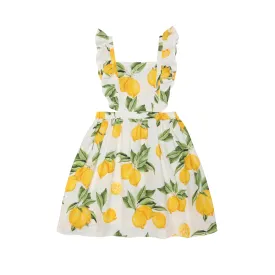 Alex & Ant Pippi Pinafore Dress - Lemons