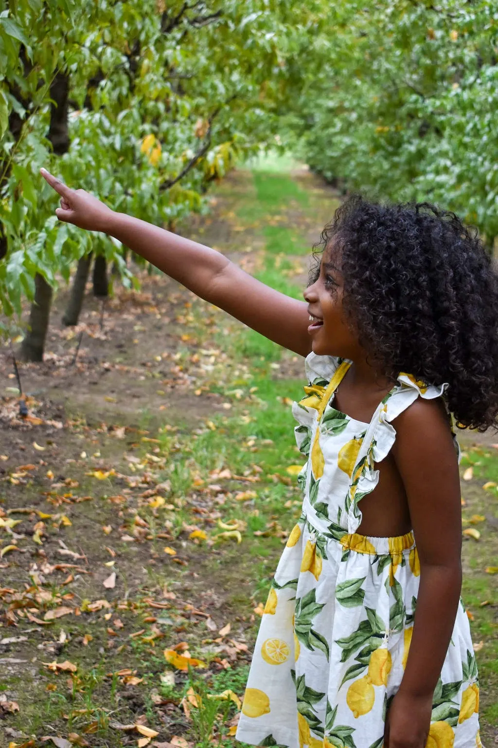 Alex & Ant Pippi Pinafore Dress - Lemons