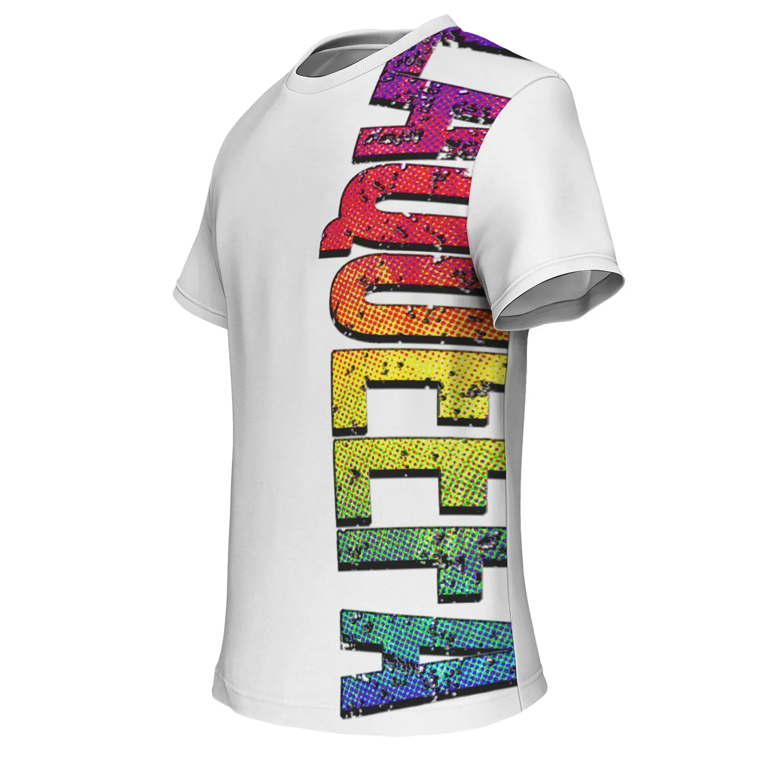 Amy LaQueefa rainbow/white PREMIUM t-shirt