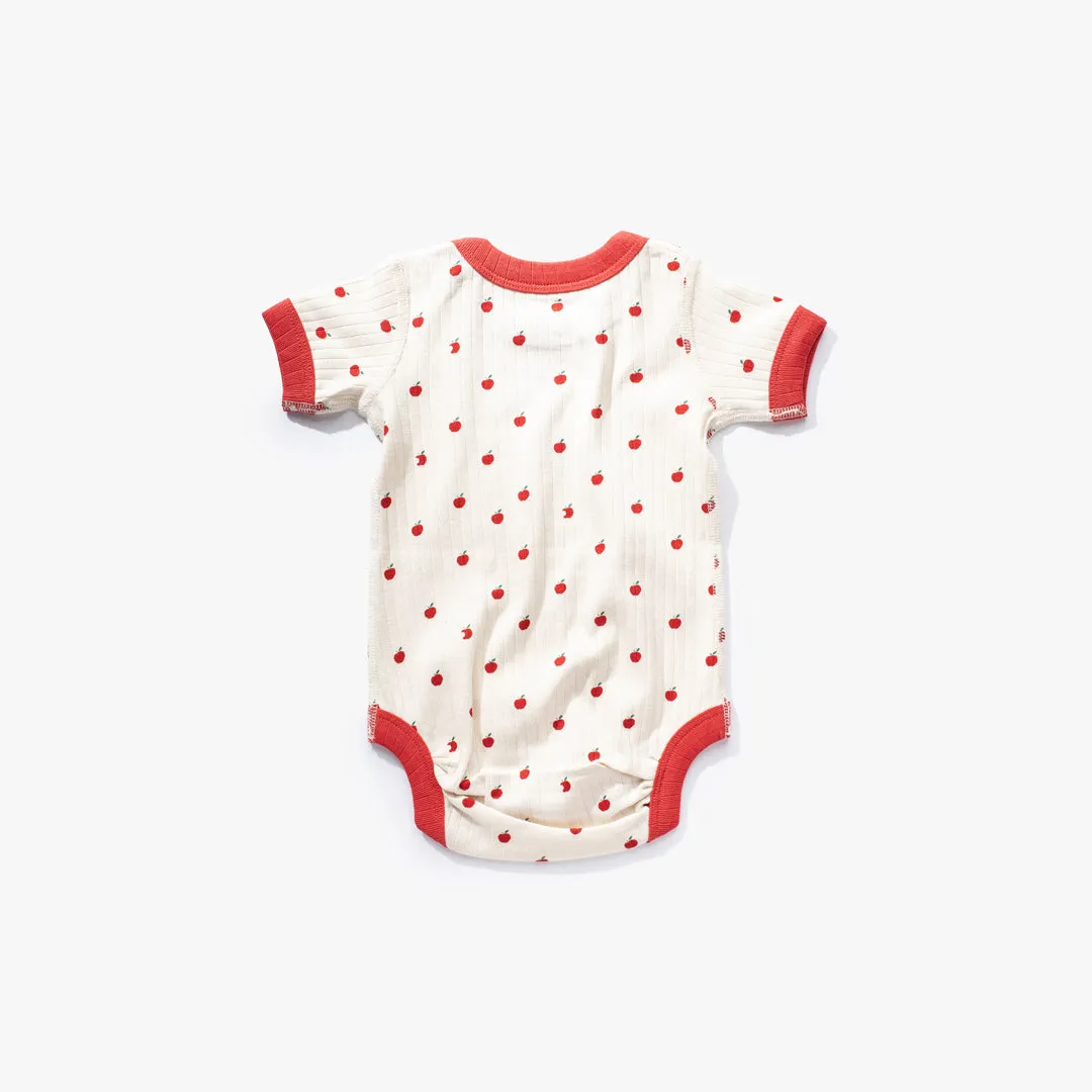 Apple Short Sleeve Bodysuit