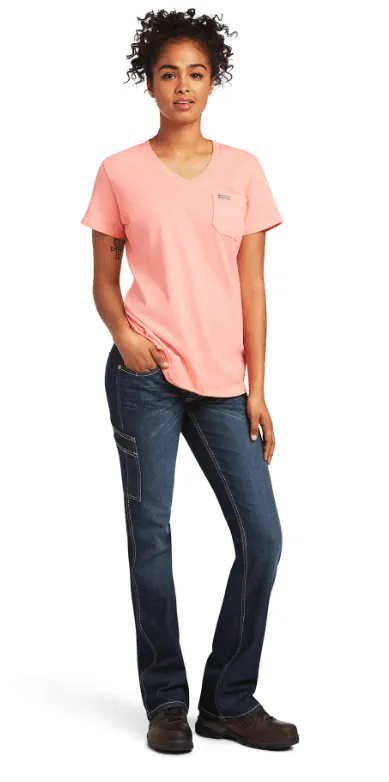 Ariat Women's Rebar Summer Melon Tee 10039432