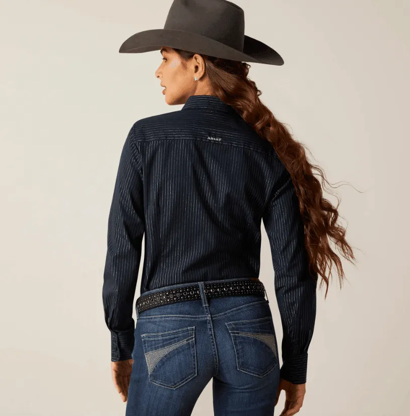 Ariat Women's Team Kirby Salute Stretch Long Sleeve Western Shirt 10047238