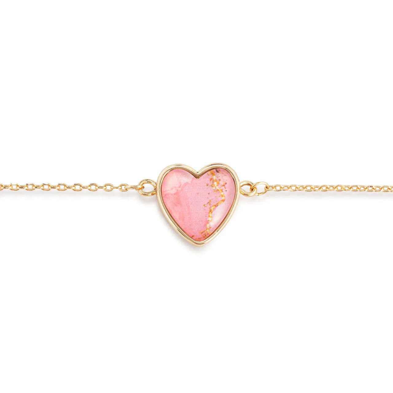 Art Heart Bracelet - Be Courageous & Strong