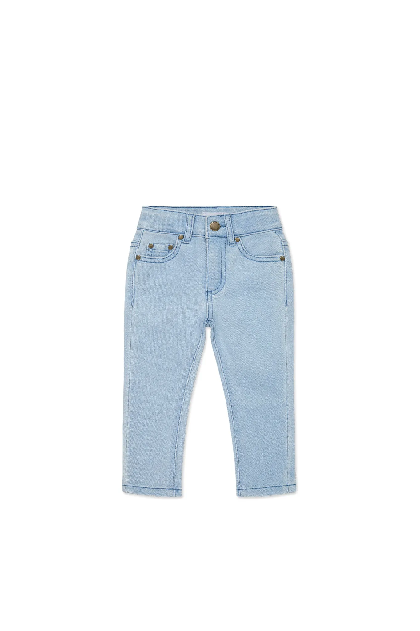 Austin Woven Twill Pant - Washed Denim