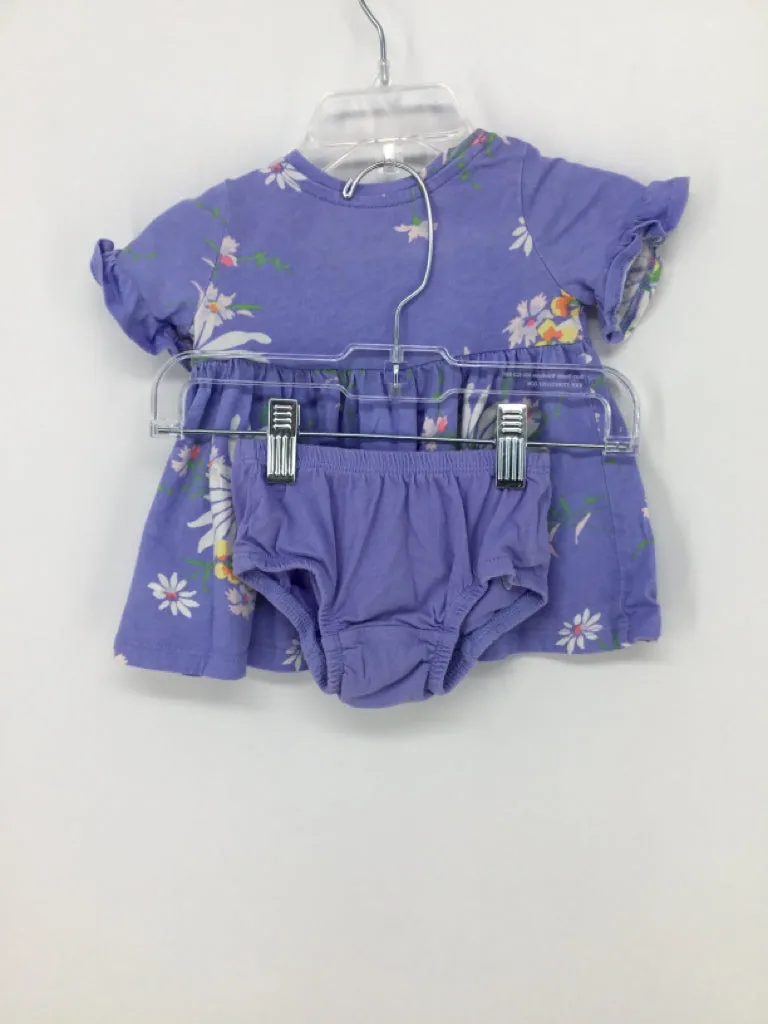 Baby Gap Child Size 0-3 Months Purple Outfit - girls