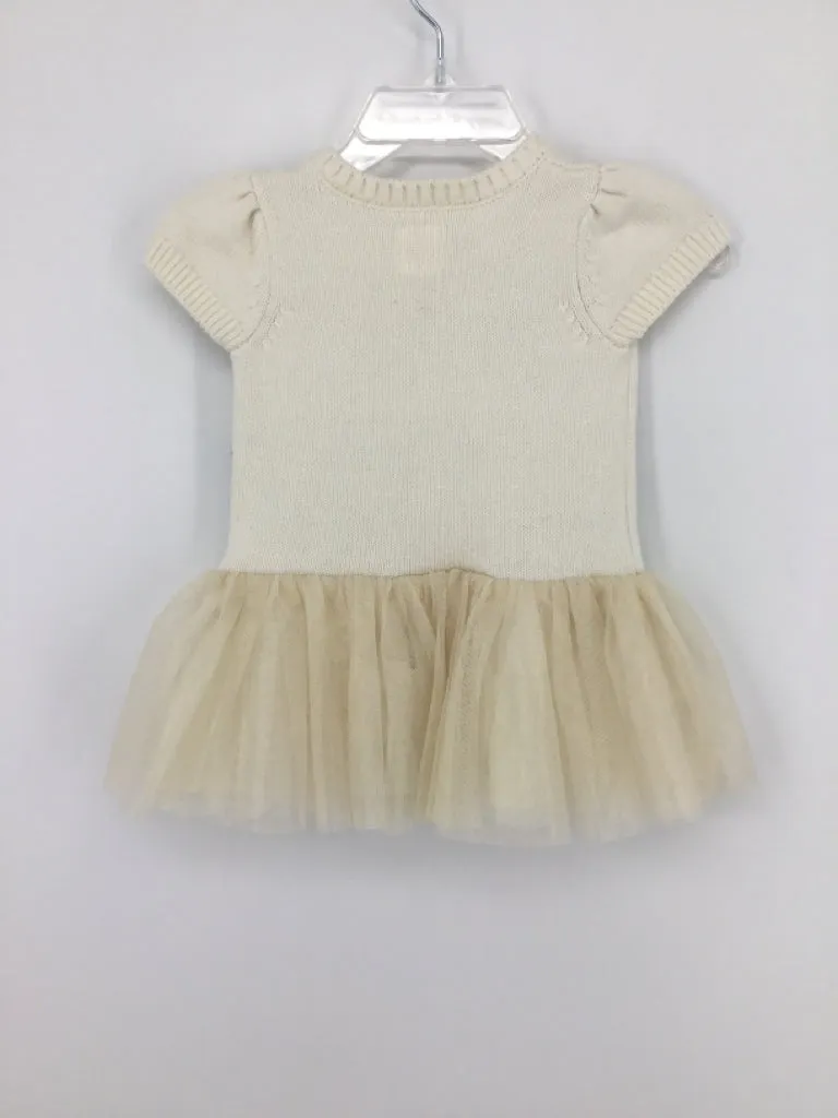 Baby Gap Child Size 3-6 Months Cream Dress - girls