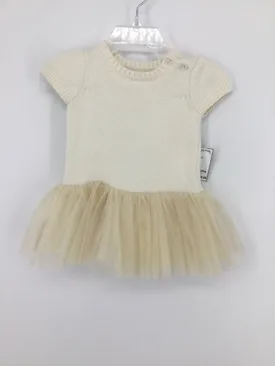 Baby Gap Child Size 3-6 Months Cream Dress - girls