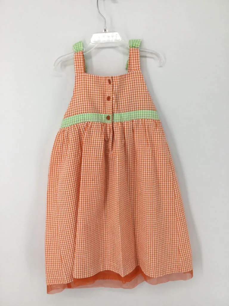 Baby Togs Child Size 6 Orange Dress - girls