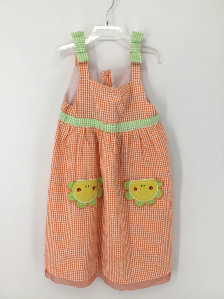 Baby Togs Child Size 6 Orange Dress - girls