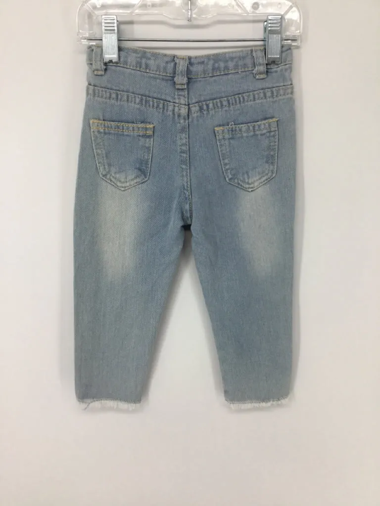 Bailey Bloosoms Child Size 9-12 Months Blue Jeans - girls