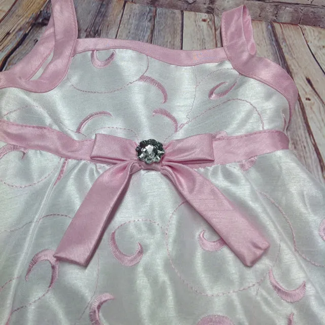 Bebe White & Pink Dress