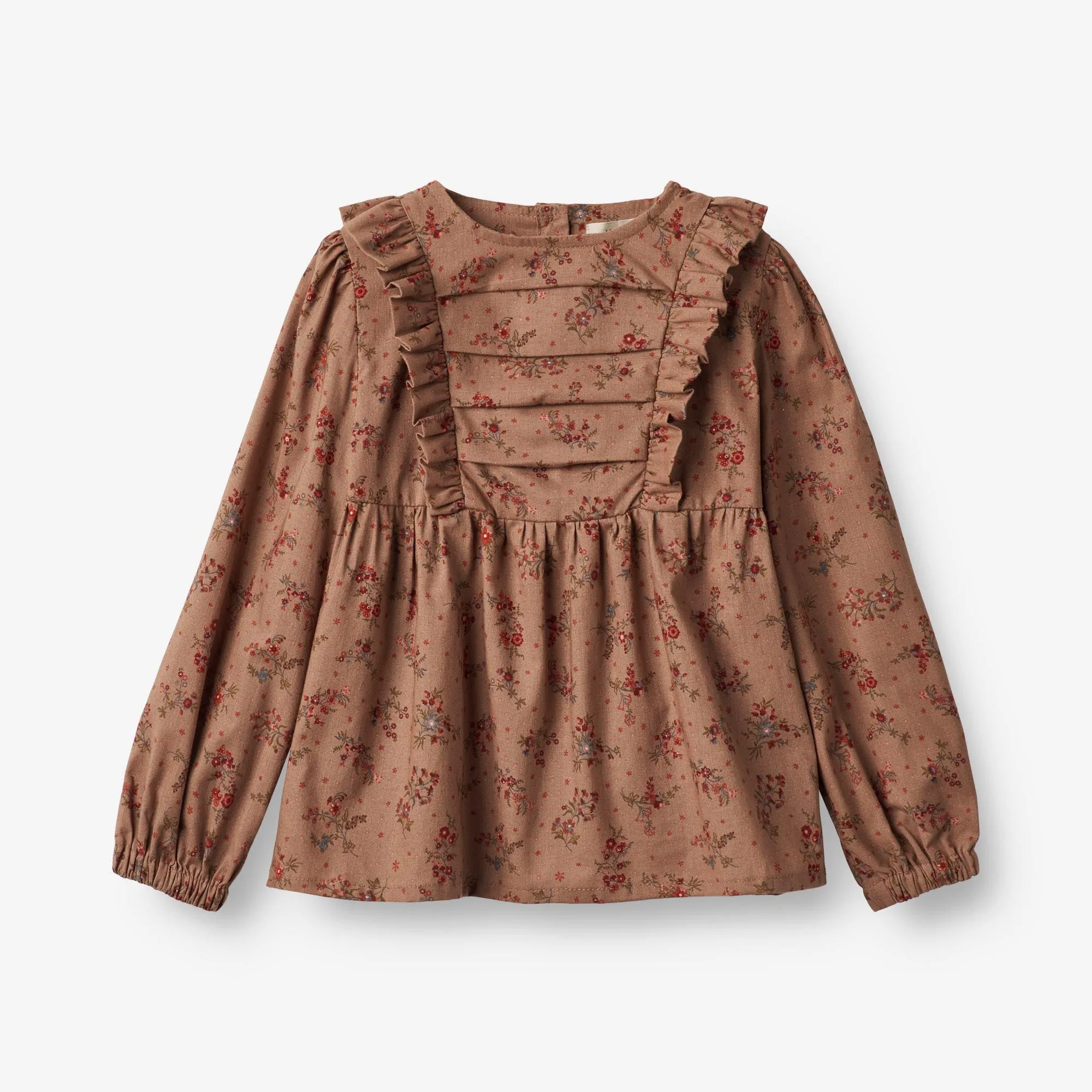 Blouse Nolia - berry dust flowers