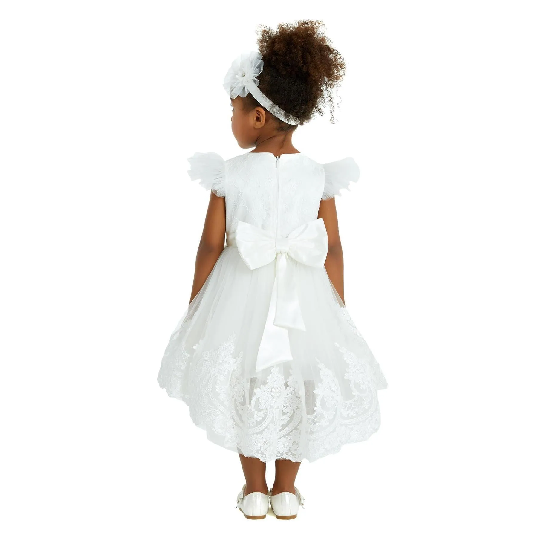 Bow Baby Girls Formal Dress