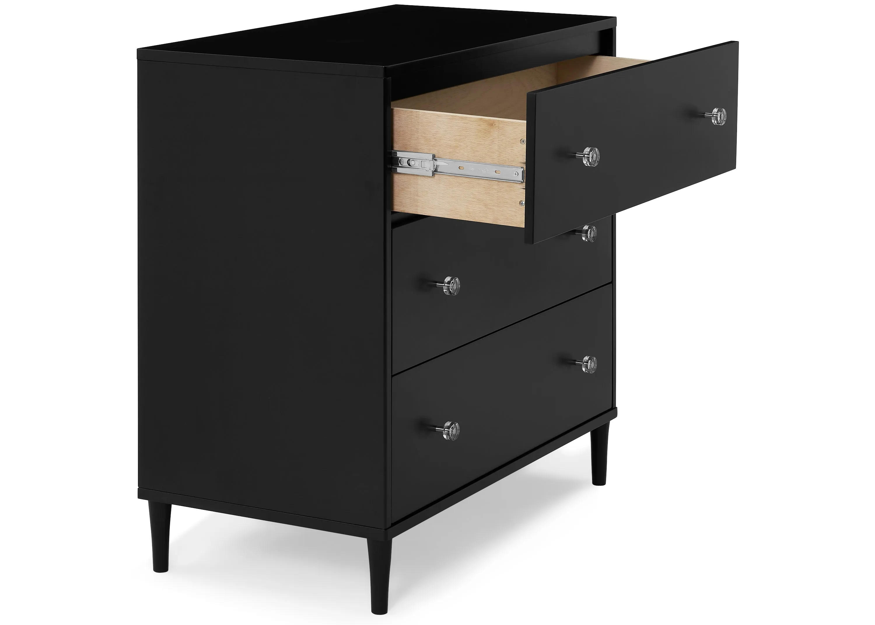 Bowie 3 Drawer Dresser with Changing Top and Interlocking Drawers