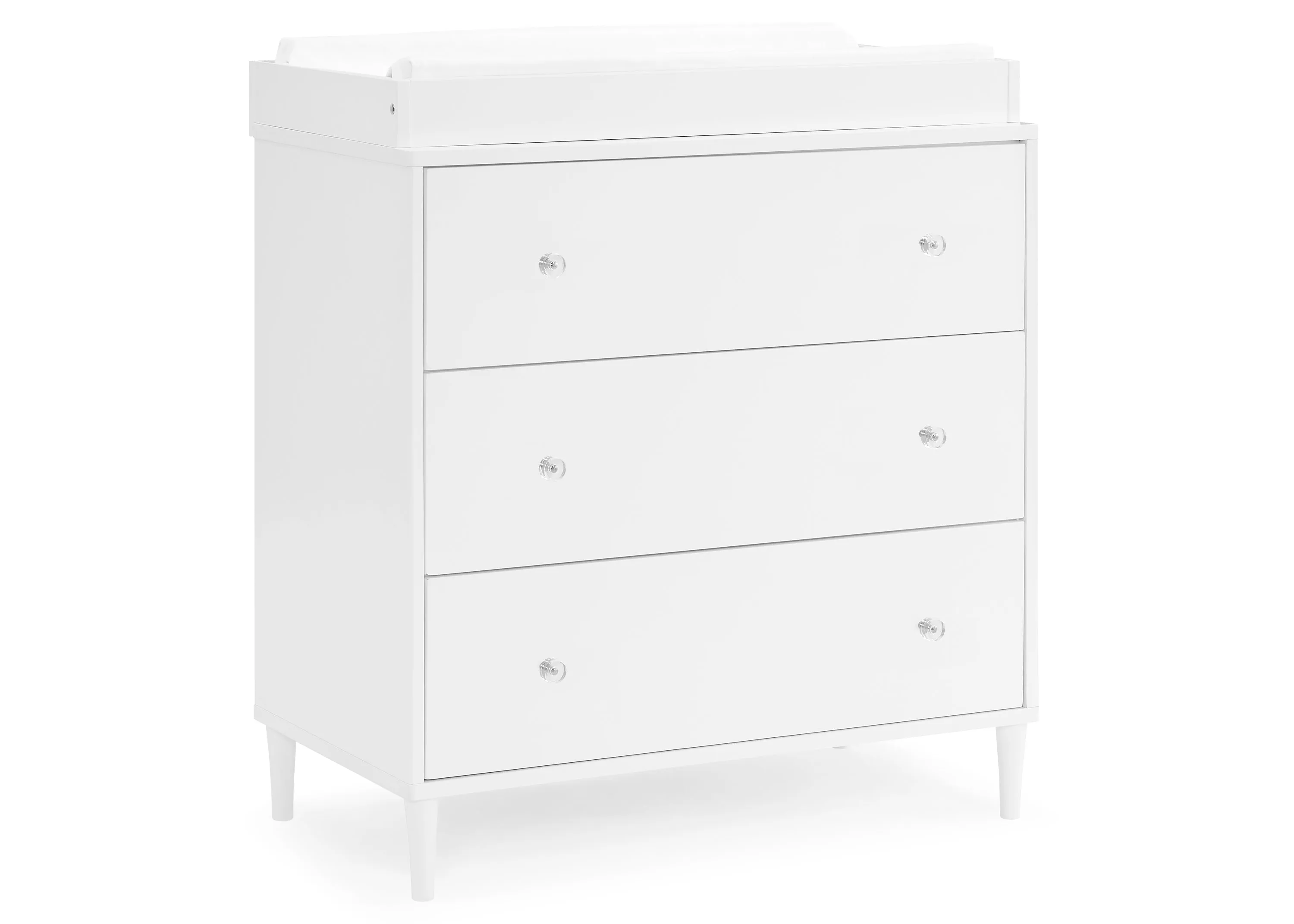 Bowie 3 Drawer Dresser with Changing Top and Interlocking Drawers