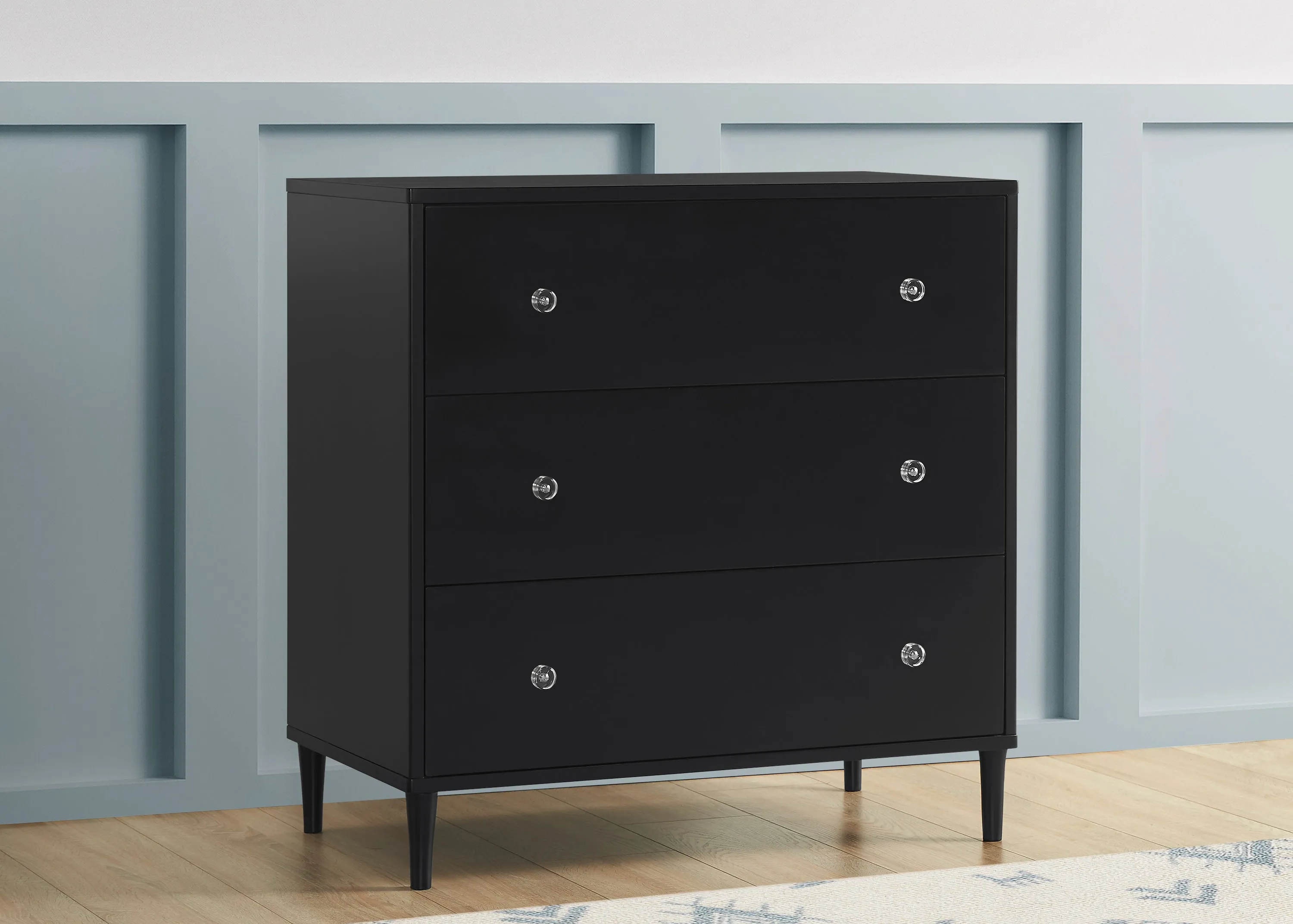 Bowie 3 Drawer Dresser with Changing Top and Interlocking Drawers