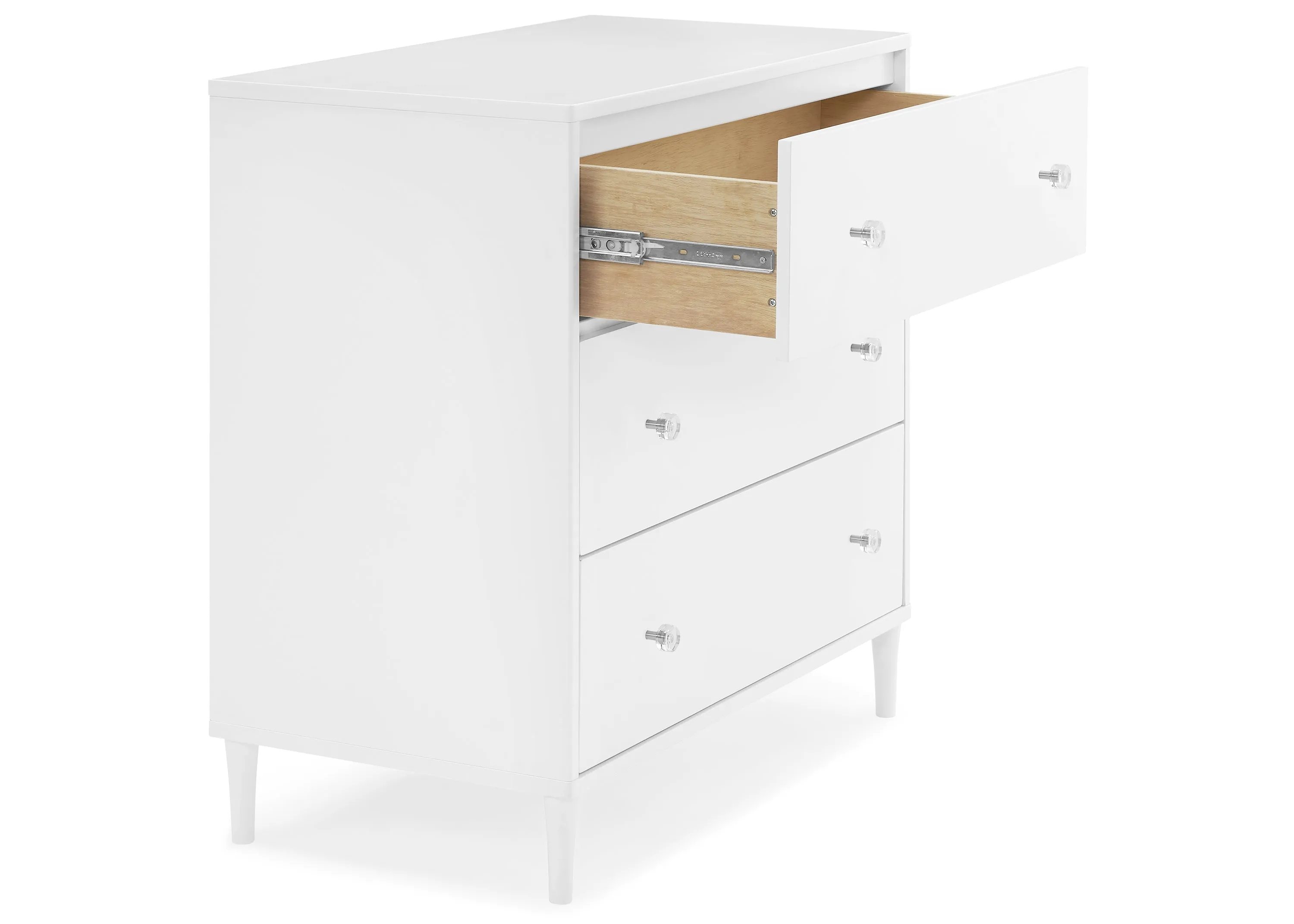 Bowie 3 Drawer Dresser with Changing Top and Interlocking Drawers