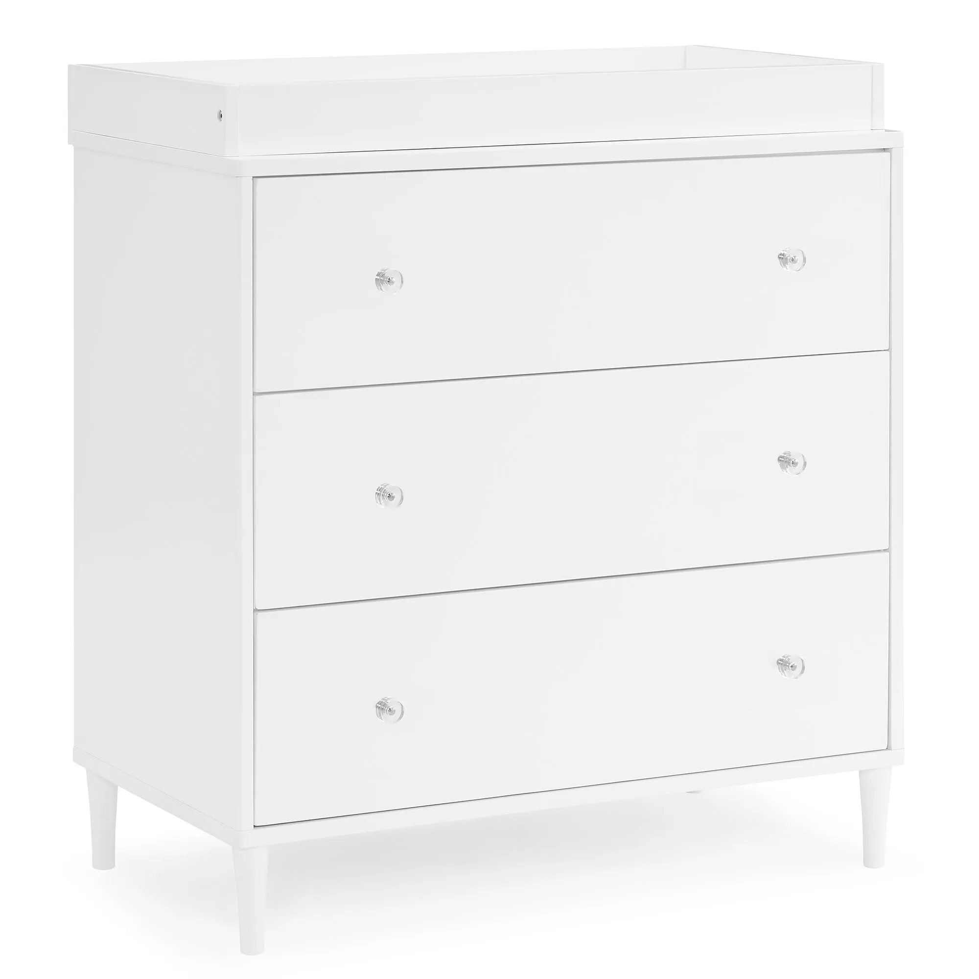 Bowie 3 Drawer Dresser with Changing Top and Interlocking Drawers