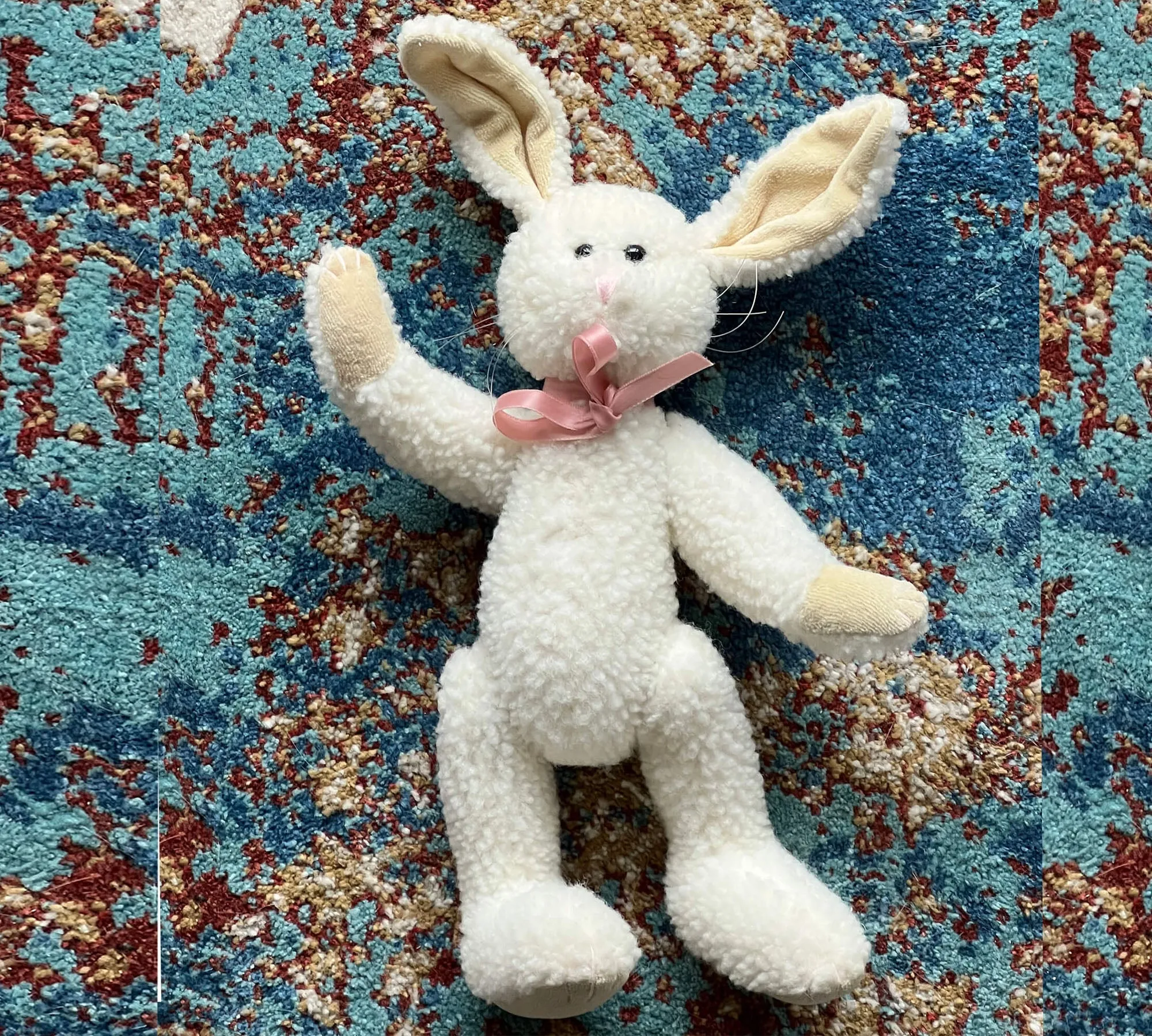 Boyd's Collection Sherpa Bunny Rabbit - 15" - Long Eared Plush Stuffed Animal