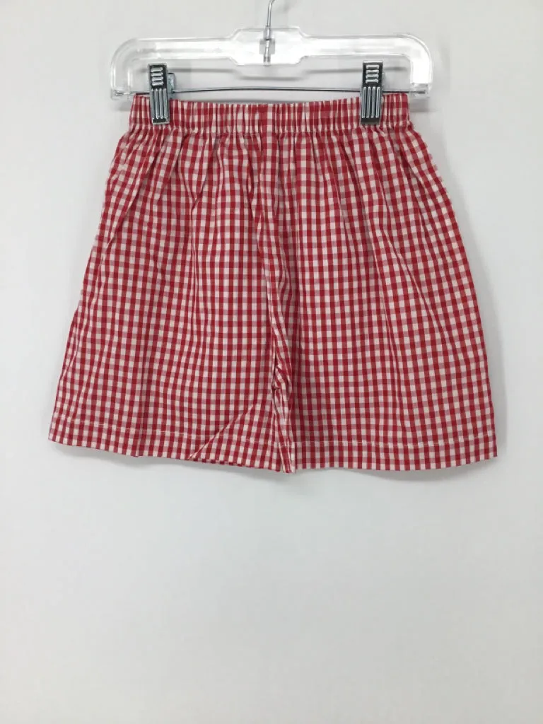 brandless Child Size 6 Red Gingham Shorts - boys