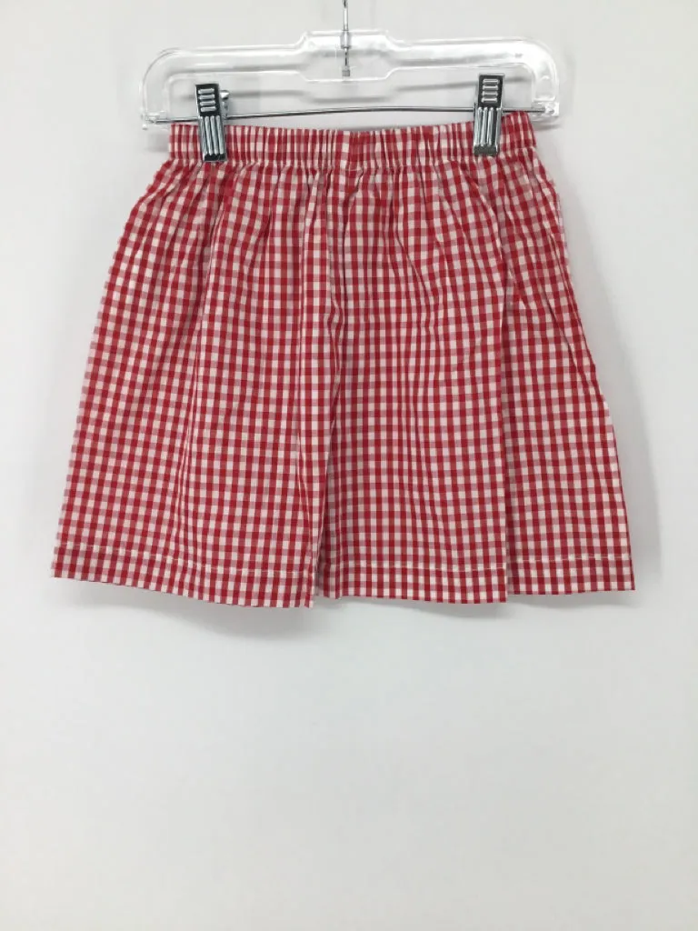 brandless Child Size 6 Red Gingham Shorts - boys