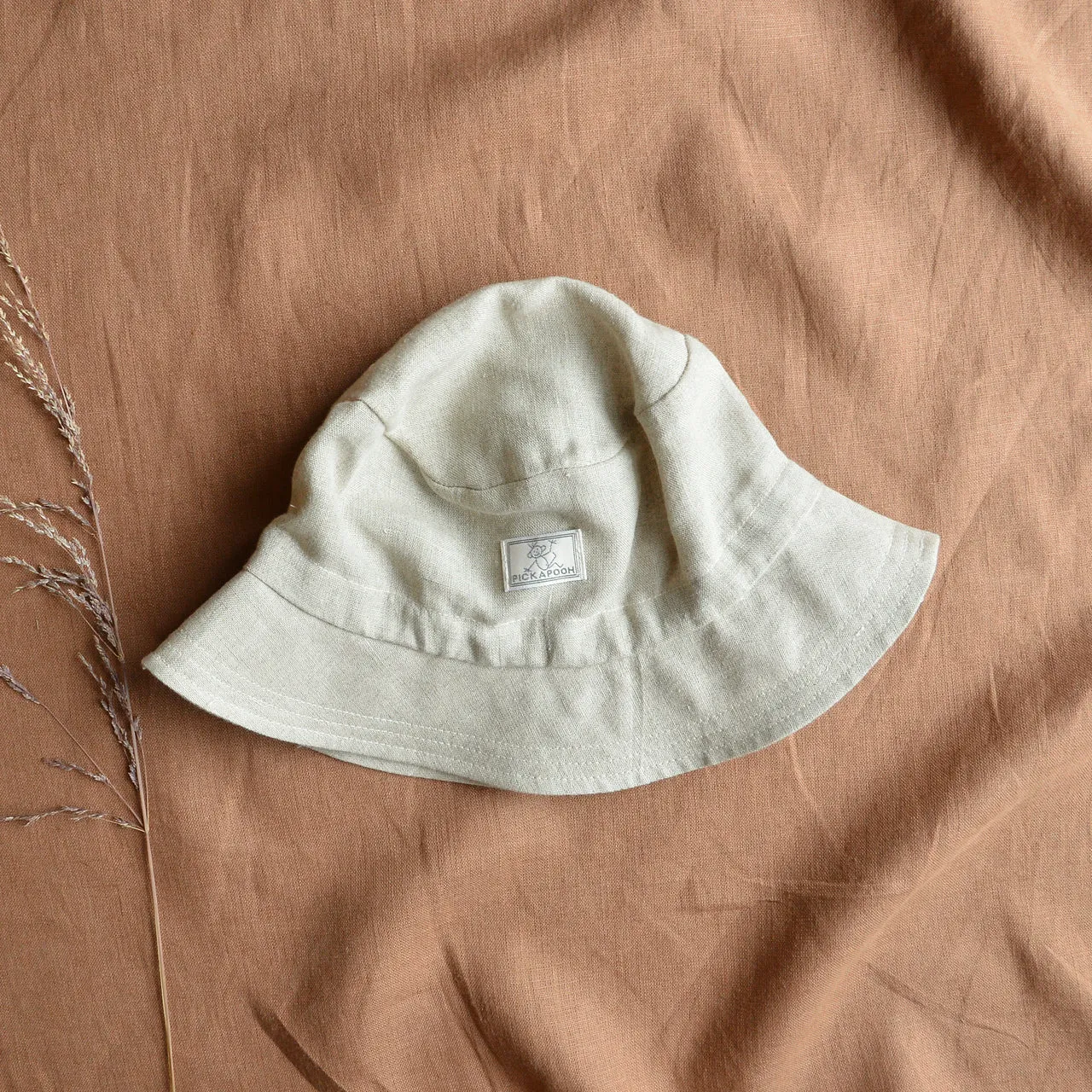 Bucket Hat in Organic Linen (9m-8y )