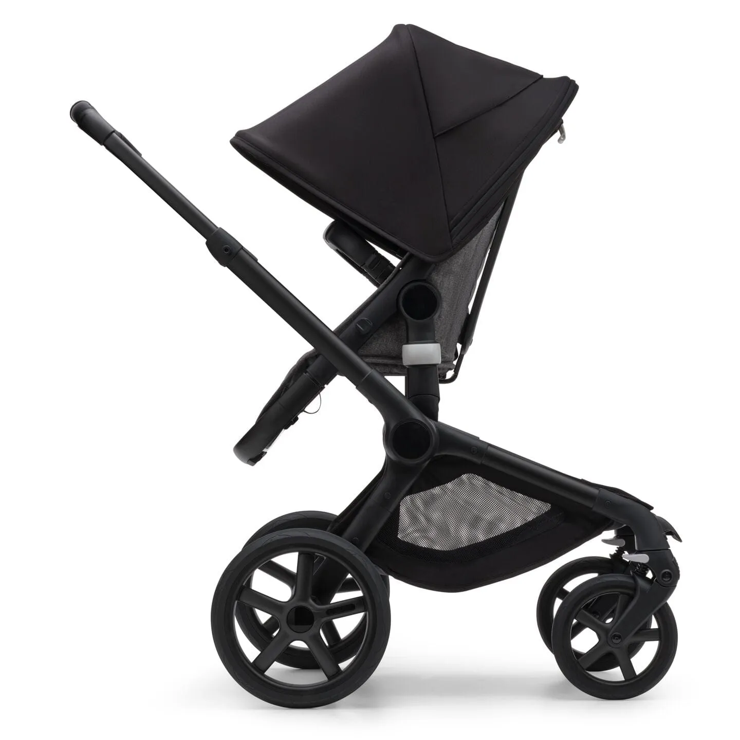 Bugaboo Fox 5, Cloud T Ultimate Travel System - Black/Grey Melange/Midnight Black