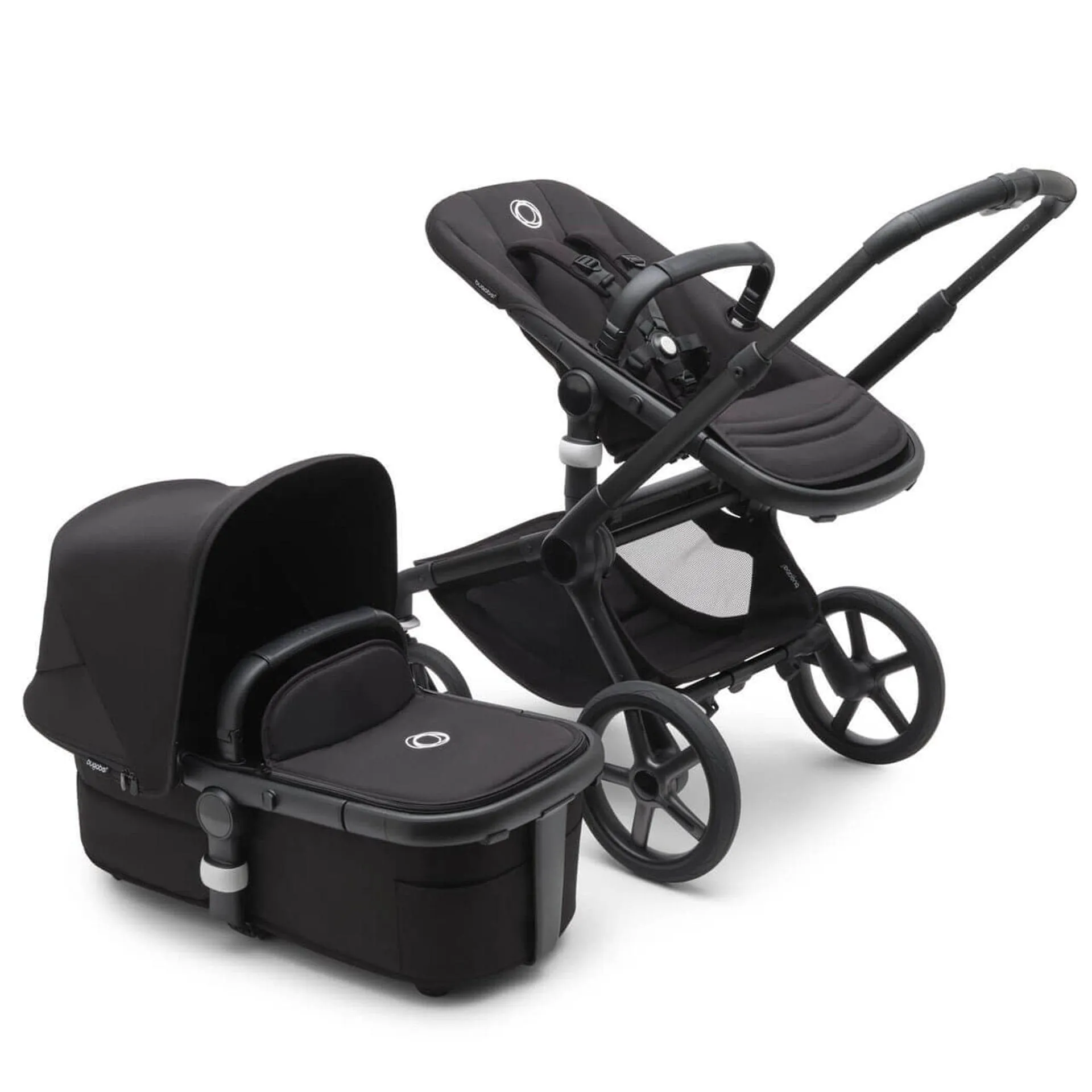 Bugaboo Fox 5, Cloud T Ultimate Travel System - Black/Midnight Black/Midnight Black